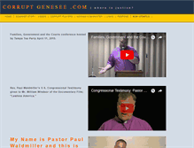 Tablet Screenshot of corruptgenesee.com